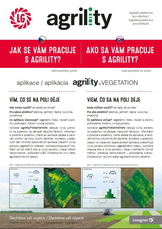 Skúsenosti užívateľov AGRILITY