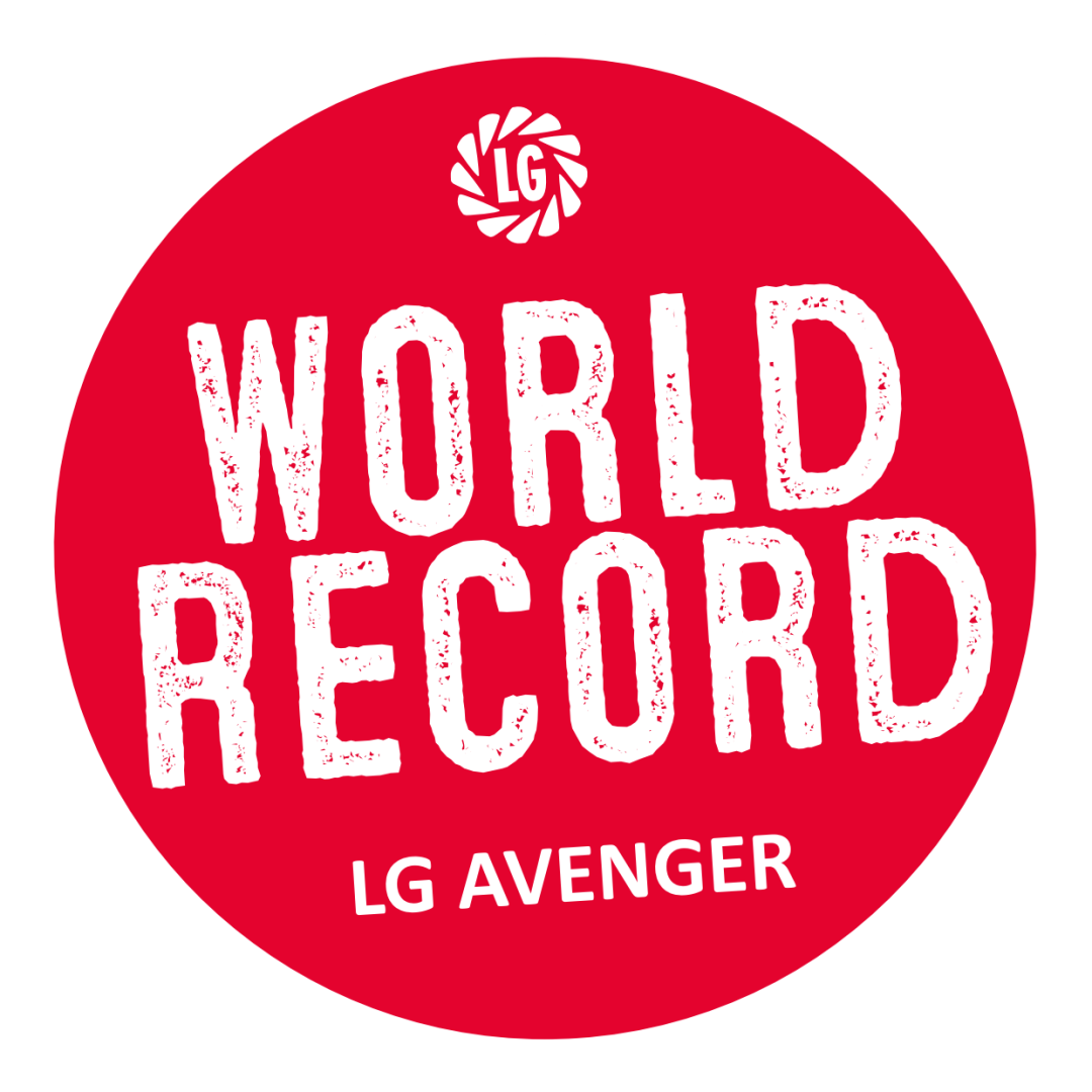WORD RECORD sticker LG Avenger